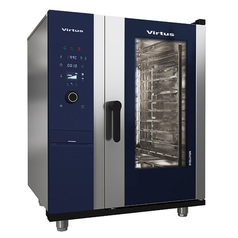 Four à Convection Électrique Avec Vapeur Directe Et Système De Nettoyage Automatique, 10X Gn 1/1, AIC0072/FN